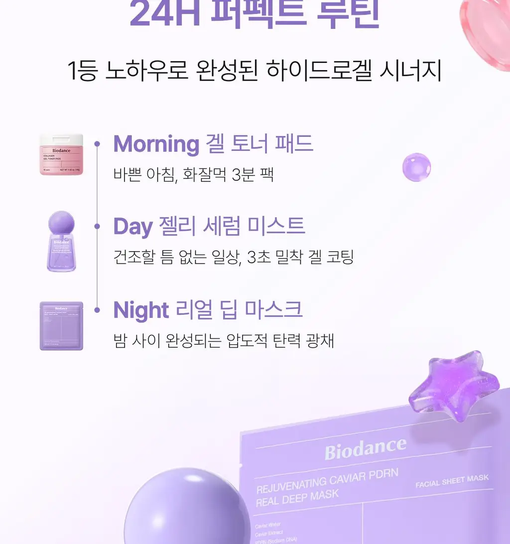 [NEW] 바이오던스 캐비어 PDRN 젤리 세럼 미스트 50ml 상세페이지 37